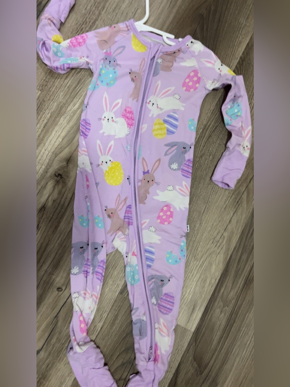 Little Sleepies Lavender Hoppy Days Zippy